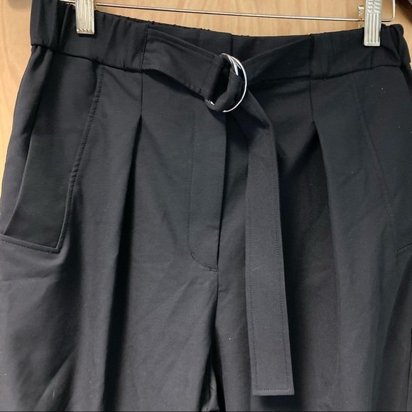 3.1 PHILLIP LIM Sz 2 D-ring Belted High Waisted Trouser Pants w/ Pleats - Picture 2 of 6